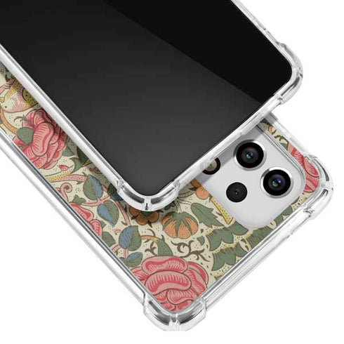 William Morris Rose Galaxy A53 5G Clear Case