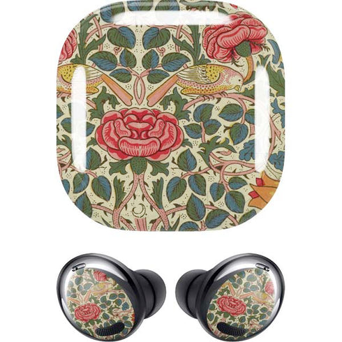 William Morris Rose Galaxy Buds Pro Skin