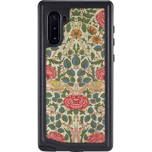 William Morris Rose Galaxy Note 10 Waterproof Case