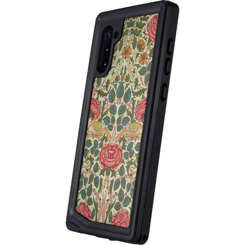 William Morris Rose Galaxy Note 10 Waterproof Case