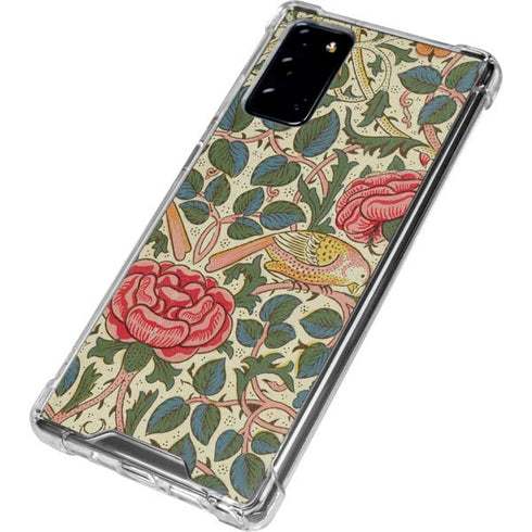 William Morris Rose Galaxy Note20 5G Clear Case