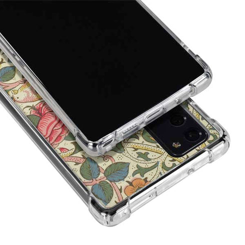 William Morris Rose Galaxy Note20 5G Clear Case