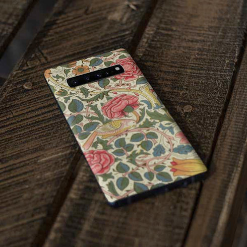 William Morris Rose Galaxy S10 Plus Skin