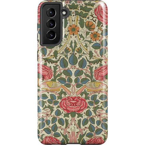 William Morris Rose Galaxy S21 Plus 5G Pro Case