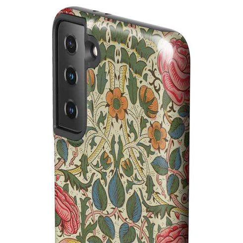 William Morris Rose Galaxy S21 Plus 5G Pro Case
