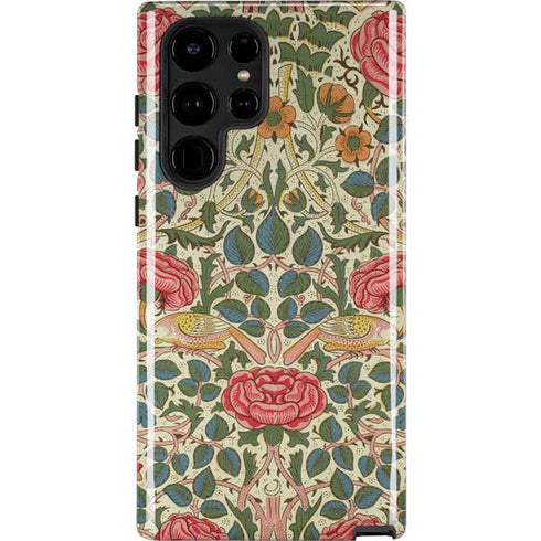 William Morris Rose Galaxy S22 Ultra Pro Case