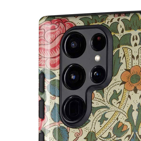William Morris Rose Galaxy S22 Ultra Pro Case