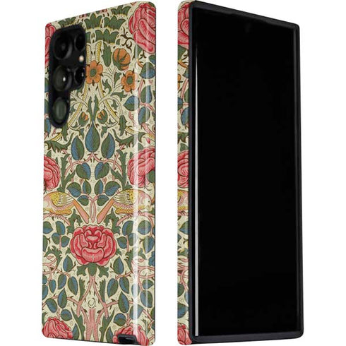 William Morris Rose Galaxy S22 Ultra Pro Case
