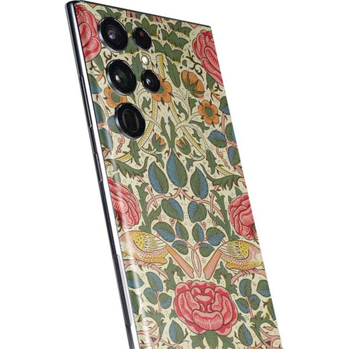 William Morris Rose Galaxy S22 Ultra Skin