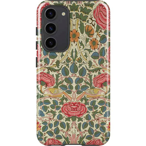 William Morris Rose Galaxy S23 Plus Pro Case