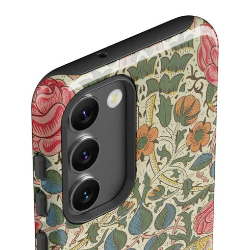 William Morris Rose Galaxy S23 Plus Pro Case