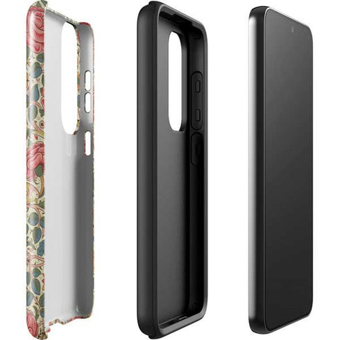 William Morris Rose Galaxy S23 Plus Pro Case