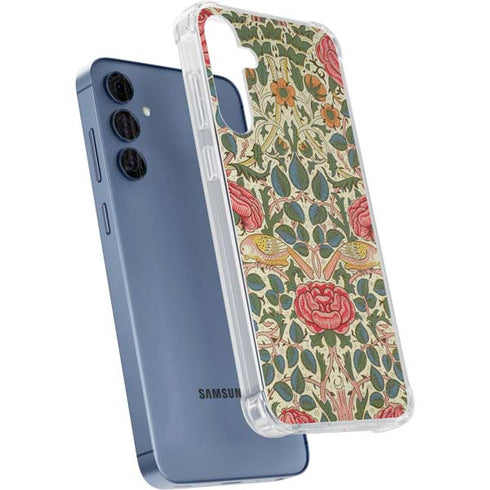Rose by William Morris Galaxy S24 Clear Case
