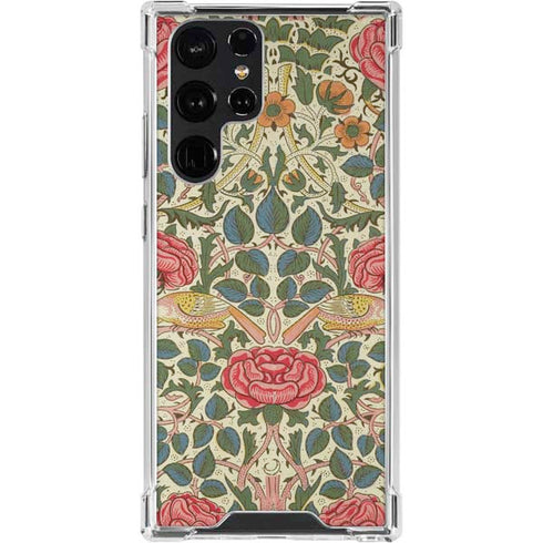 Rose by William Morris Galaxy S24 Ultra Clear Case