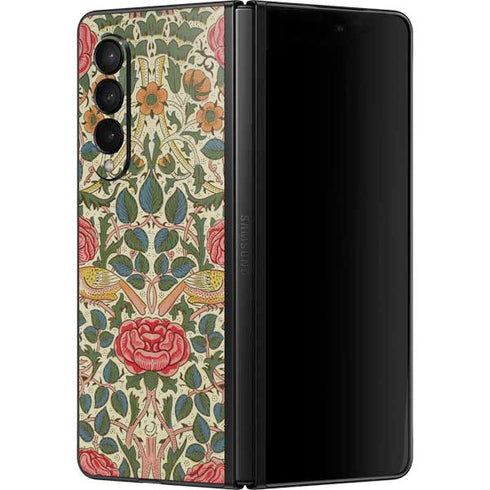 William Morris Rose Galaxy Z Fold3 5G Skin