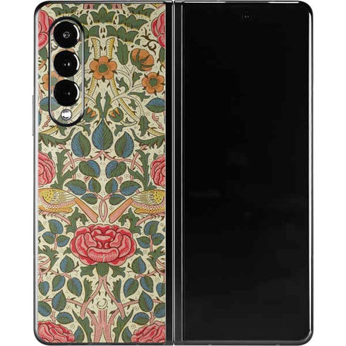 William Morris Rose Galaxy Z Fold3 5G Skin