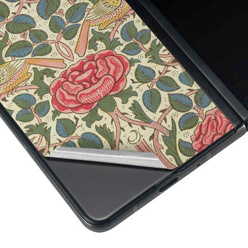 William Morris Rose Galaxy Z Fold4 5G Skin