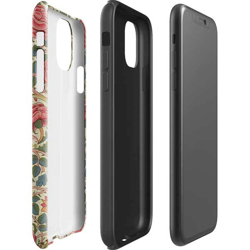 William Morris Rose iPhone 11 Impact Case