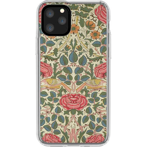 Rose by William Morris iPhone 11 Pro Clear Case