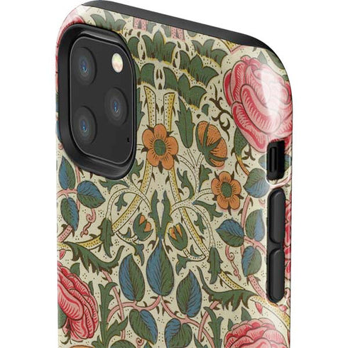 William Morris Rose iPhone 11 Pro Max Impact Case