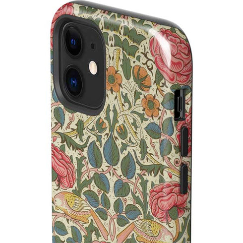 William Morris Rose iPhone 12 Impact Case