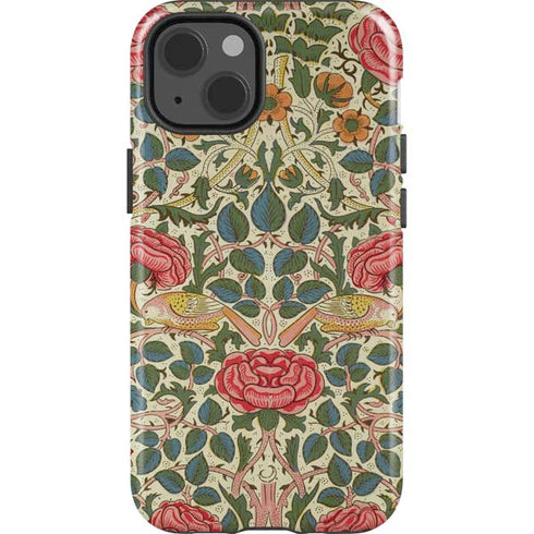 William Morris Rose iPhone 14 Impact Case