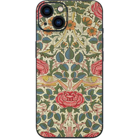 Rose by William Morris iPhone 15 Plus Skin