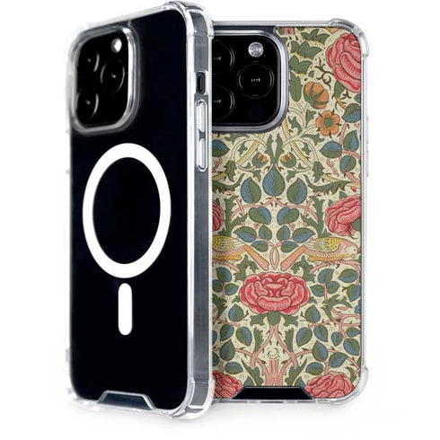 William Morris Rose iPhone 14 Pro Max MagSafe Case