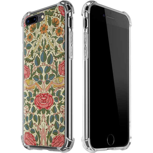 Rose by William Morris iPhone 7/8 Plus Clear Case