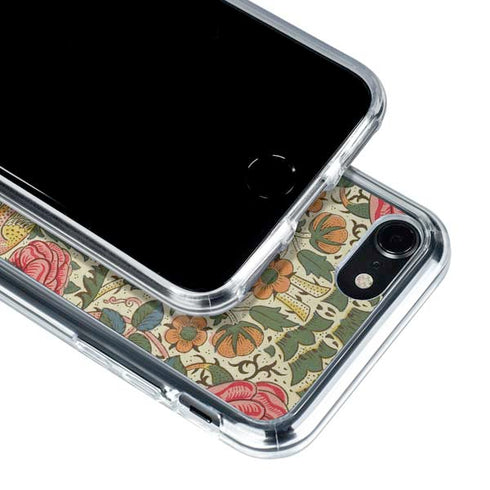 William Morris Rose iPhone SE (2nd & 3rd Gen) Clear Case