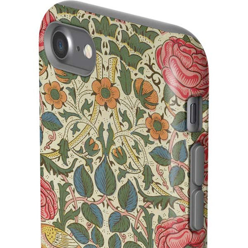 William Morris Rose iPhone SE (2nd & 3rd Gen) Pro Case