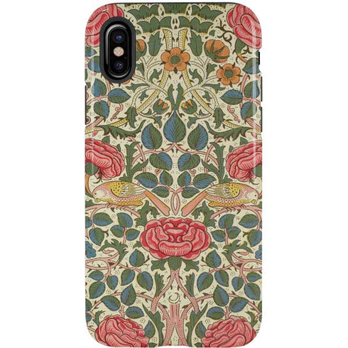 William Morris Rose iPhone X Pro Case