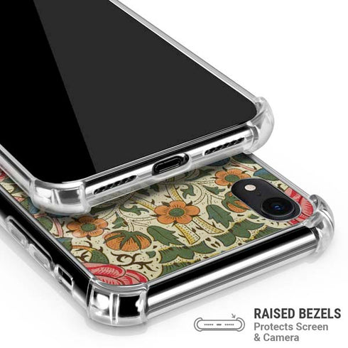 Rose by William Morris iPhone XR Clear Case
