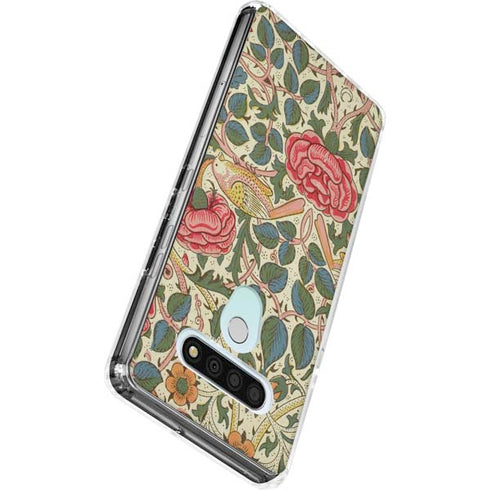 Rose by William Morris LG Stylo 6 Clear Case