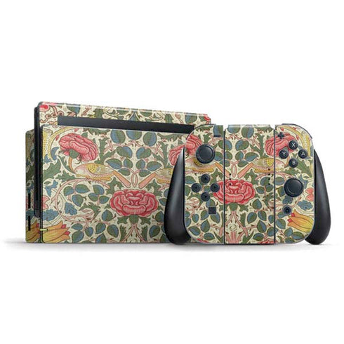 William Morris Rose Nintendo Switch Bundle Skin