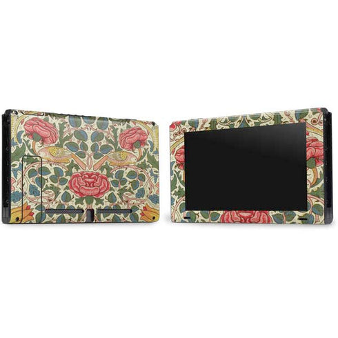 William Morris Rose Nintendo Switch Bundle Skin