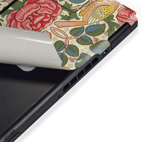 William Morris Rose Nintendo Switch Bundle Skin