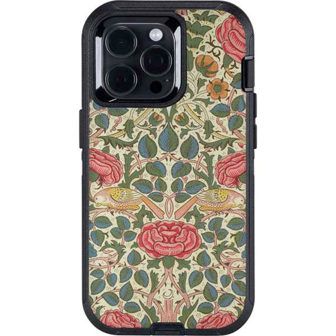 Rose by William Morris Otterbox Defender iPhone Skin