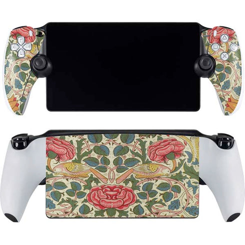 Rose by William Morris PlayStation Portal Remote Player Skin