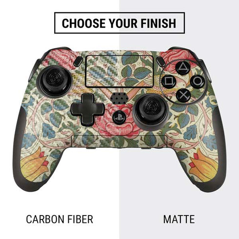 William Morris Rose PlayStation Scuf Vantage 2 Controller Skin