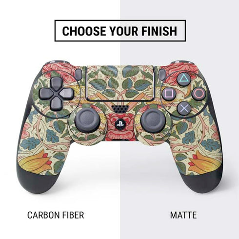 William Morris Rose PS4 Controller Skin