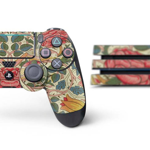 William Morris Rose PS4 Pro Bundle Skin