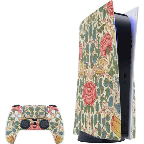 William Morris Rose PS5 Bundle Skin