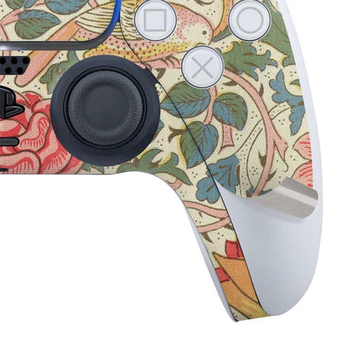 Rose by William Morris PS5 Slim Digital Edition Bundle Skin