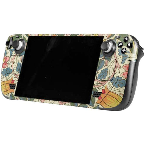 William Morris Rose Steam Deck Handheld Gaming Computer Skin