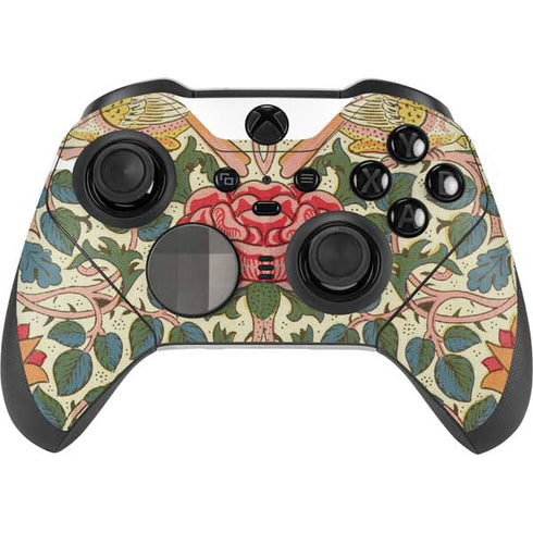 William Morris Rose Xbox Elite Wireless Controller Series 2 Skin
