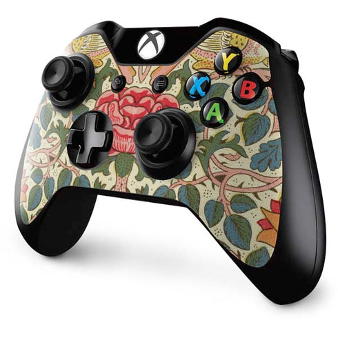 William Morris Rose Xbox One Controller Skin