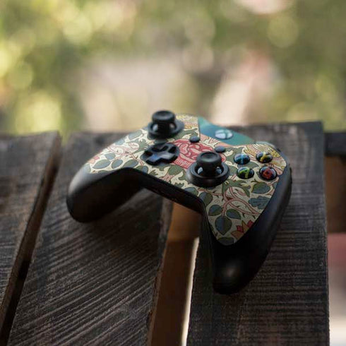 William Morris Rose Xbox One Controller Skin