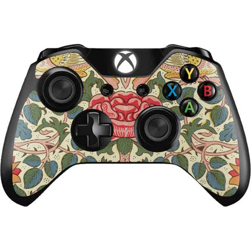 William Morris Rose Xbox One Controller Skin