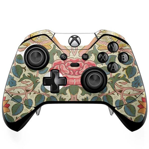 William Morris Rose Xbox One Elite Controller Skin
